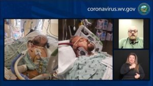 COVID survivor shares testimonial during governor's press briefing